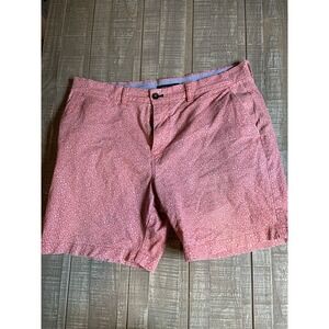 Tommy Hilfiger Mens Pink‎ Floral Flat Front Shorts Size 35 Above Knee